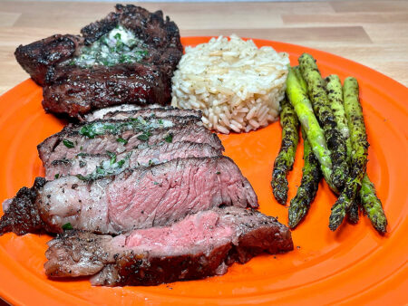 Payday Steak Dinner — Ribeye Steak Plate